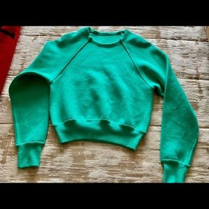 Alexander Wang Long Sleeve green Top Small New